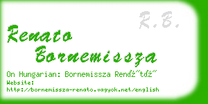 renato bornemissza business card